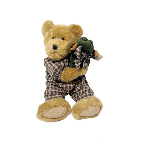 Boyd’s Bear Hunter Bearsdale with Greenspawn Frog #912126 - Picture 1 of 3